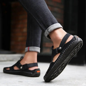 Bella Offerta | Sandali casual da uomo in morbida pelle di alta qualità – CloudWay