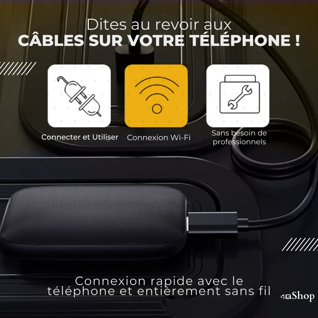 Bella Offerta | Adattatore CarPlay/Android Auto wireless per multimedia – DriveBella Pro™ [DISPONIBILITÀ LIMITATA]