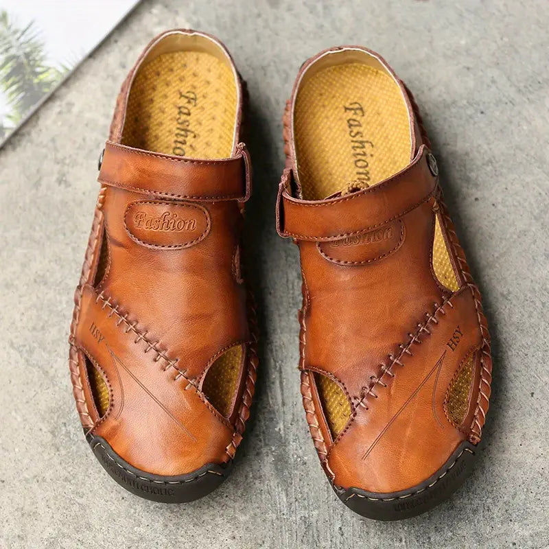 Bella Offerta | Sandali casual da uomo in morbida pelle di alta qualità – CloudWay