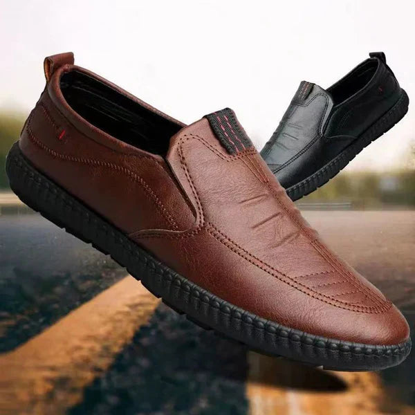 Bella Offerta | Mocassini slip-on in pelle da uomo