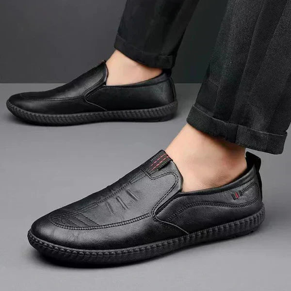 Bella Offerta | Mocassini slip-on in pelle da uomo