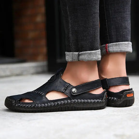 Bella Offerta | Sandali casual da uomo in morbida pelle di alta qualità – CloudWay