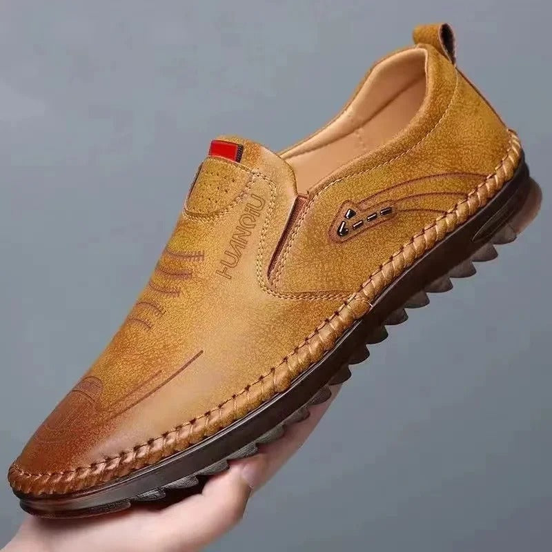 Bella Offerta | Mocassini slip-on in pelle da uomo
